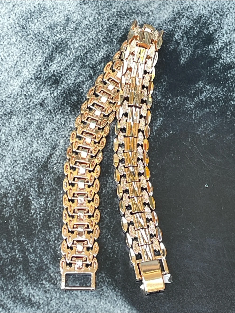 Gold-Tone Multi-Row Men's Bracelet - Classic Polished Finish